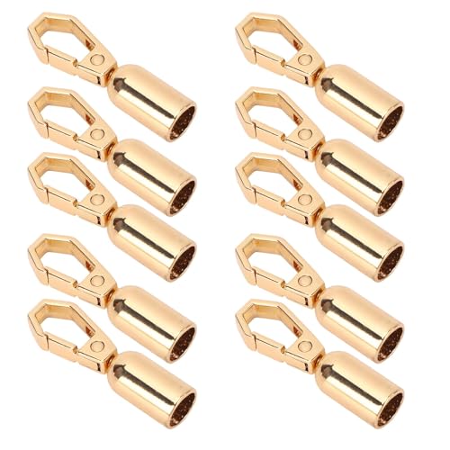 Xiuganpo Snap -Hook -Sporter, Seilende Snap Hook 10 Sätze 8 Mm Lochglocke Hohe Hoheit 10 Mm Lange Schraube Zur Dekoration von Handwerk (GOLD) von Xiuganpo