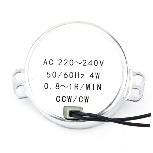 Xiuganpo Synchronmotor -Lüftungsmechanismus Synchronmotorlampen Beleuchtung für Handwerk (0,8-1RPM) von Xiuganpo