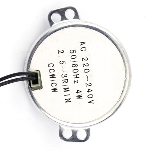 Xiuganpo Synchronmotor -Lüftungsmechanismus Synchronmotorlampen Beleuchtung für Handwerk (2,5-3RPM) von Xiuganpo