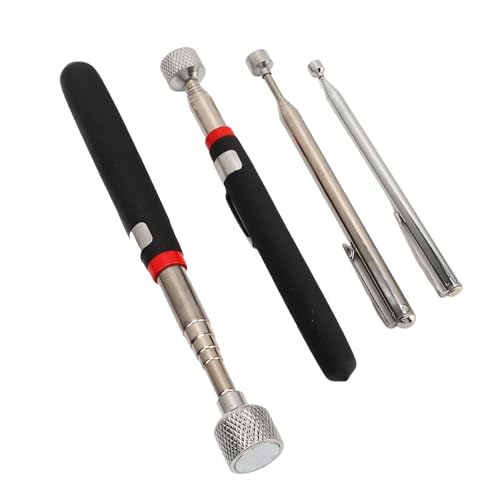 Xiuganpo Teleskop -Magnetgreifer, Bequemer Griff 15lb 10 Lb 3,5 Lb 1,5 Teleskop -Magnetpick up Werkzeug Leichtes Gewicht mit Runden Inspektionsspiegel für die Wartung von Xiuganpo