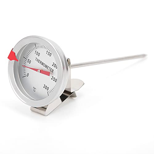 Xiuganpo Thermometer Fry Fry, Ölwanne Thermometer Edelstahl mit 5 Cm Dial für das Auto für die Ölwanne (30cm) von Xiuganpo