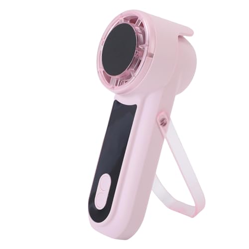Xiuganpo Tragbarer Handheld -Lüfter, 13000 U/Min Leichtes USB -wiederaufladbarer Kleiner Lüfter mit 5 Windgeschwindigkeiten, Digitaleinschaltungen, Wesentliche Im Freien von Xiuganpo