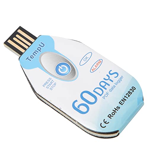 Xiuganpo USB -Datenlogger, Langlebiger Einzeltemperatur -Logger, Verwenden Sie die Überwachung für Speicherprozessaufzeichnungen Weit Verbreitet von Xiuganpo