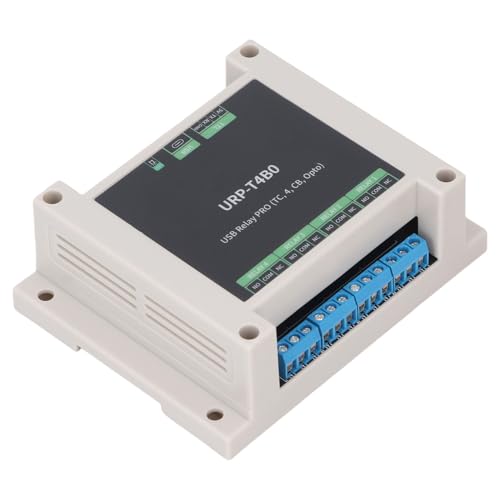 Xiuganpo USB -Schnittstellenrelais, 4 Kanal -Relaismodul ABS Kunststoffunterricht für Industrielle Automatisierung von Xiuganpo