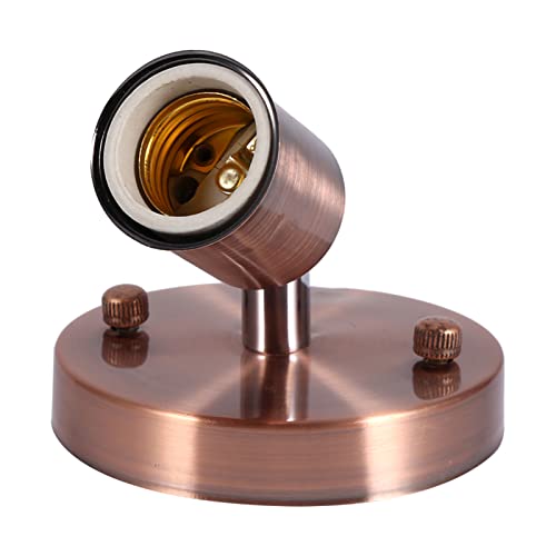 Xiuganpo Wandlampenlampenbirnenhalter, Glühbirnenbuchse, Starke Dauerhafte Abendparty für E27 -Schrauben Glühbirnen für Heim- oder Bürobeleuchtungsstange, Dekoration, Dekoration (antike Bronze) von Xiuganpo