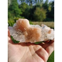 439G Fabulous Orange Stilbite With Apophyllite From India von XixiStoneGarden