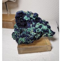 Azurite With Malachite Association von XixiStoneGarden