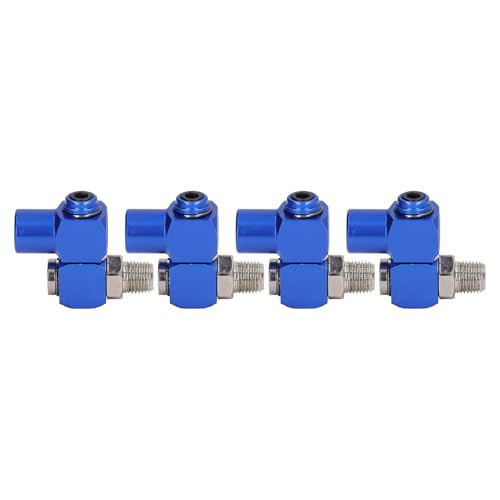 Xixian 1/4 -Zoll -Luftschlauchanschluss, 360 ° Schwenkbarer Pneumatischer Werkzeugadapter für Mahlen, Schleifer, Bohrer, Blaues Anodiertes Aluminium mit Gehärtetem Stahl, Verhindert Xixian 1/4 -Zoll -Luftschlauchanschluss, 360 ° Schwenkbarer Pneumatischer Werkzeugadapter für Mahlen, Schleifer, Bohrer, Blaues Anodiertes Aluminium mit Gehärtetem Stahl, Verhindert von Xixian