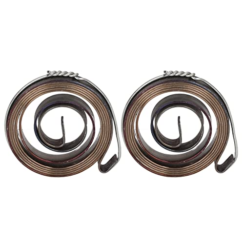 Xixian 2pcs Bank Drill Drill Press Return Spring, Chromeplate, Robuster Stabiler Quill Feed Return Spule Spring, Hergestellt aus Professioneller Handwerkskunst, Robust für den von Xixian