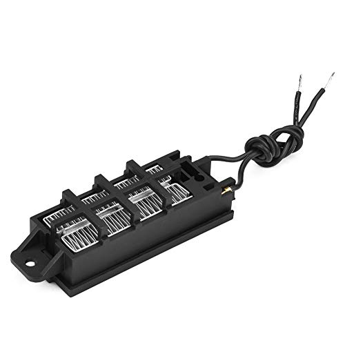 Xixian 50W 12 V -Keramikluftheizung, Aluminiumrohr, Automatische Energieeinsparung für Konstante Temperaturen mit -Keramik -Luftheizelement, Einfache Installation für Klimaanlage, von Xixian