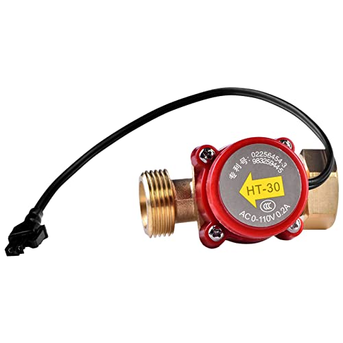 Xixian HT-30 AC 0-110V 0.2A G3/4-3/4-Gewinde-Wasserpumpen-Durchfluss-Schaltersensor mit Duschzündung, die für die Druckwasserdruckung des Haushalts, die Automatische Zirkulation des von Xixian