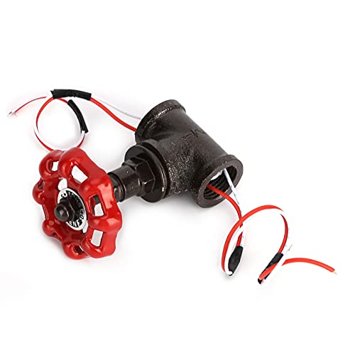 Xixian Retro Steampunk -Stil G1/2 -Zoll -Stoppventil Lichtschalter mit Draht für Wasserrohrlampe Vintage -Lampe, Retro -Charme, Einfach Installieren, Robust von Xixian