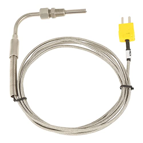 Xixian Schnelle Reaktion EGT-Thermoelement mit Exponierter Spitze, Passt zu Allen Controllern, crackresistent. Edelstahlsonde, 1/8 "NPT -Gewinde. 2 M Kabel Enthalten, Mini -K -Stecker. von Xixian