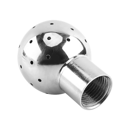 Xixian Sprühkugel Edelstahl Selbstverpackt für die Tankreinigung Idealer Spray 1-6m Durchmesser (Fix) von Xixian