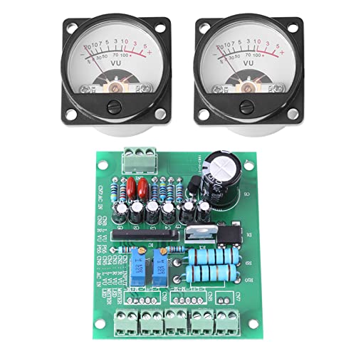 Xixian Vu -Panel -Messgerät, 2x PCs Warm Back Light Audio Level Ampere mit Treiberplatine für Transformator oder DC Netzteil von Xixian