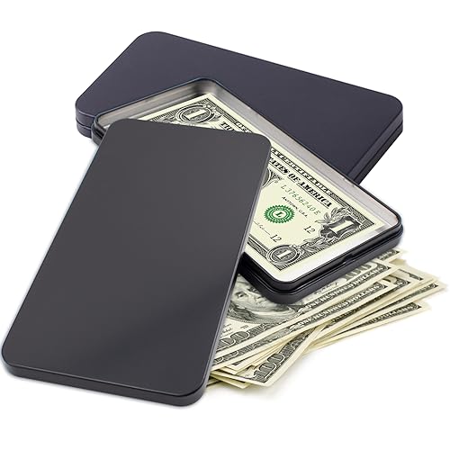 2 Stück Geldkassette 17x9x1,5cm Spardose für Bargeld Eisenbox Geldhalter Bargeldorganisator Einreihiges Währungsfach Geldaufbewahrungsbox Schwarz 2 Stück Geldkassette 17x9x1,5cm Spardose für Bargeld Eisenbox Geldhalter Bargeldorganisator Einreihiges Währungsfach Geldaufbewahrungsbox Schwarz von XiyaxiVici