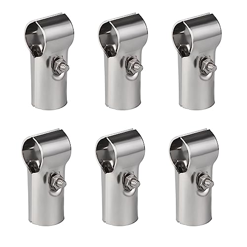 6 Stück Endschienen-T-Klemme Edelstahl-Zaunklemme mit Schrauben und Muttern Verzinkter Stahl-T-Klemme Durchmesser 32mm 6 Stück Endschienen-T-Klemme Edelstahl-Zaunklemme mit Schrauben und Muttern Verzinkter Stahl-T-Klemme Durchmesser 32mm von XiyaxiVici