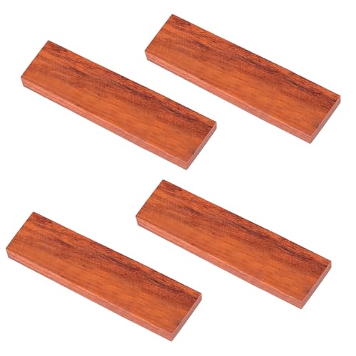 XiyaxiVici 4 Stück Natürliches Holz Messergriff Rotes Birnbaumholz Messer Griff Material DIY Werkzeuge Messergriffe Knife Handle Scales für Musikinstrumente, Werkzeuge und Messer 16x4x1 cm XiyaxiVici 4 Stück Natürliches Holz Messergriff Rotes Birnbaumholz Messer Griff Material DIY Werkzeuge Messergriffe Knife Handle Scales für Musikinstrumente, Werkzeuge und Messer 16x4x1 cm von XiyaxiVici