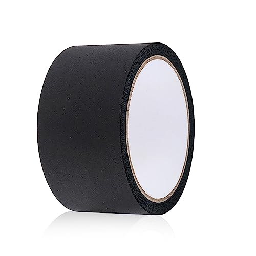 XiyaxiVici Textil Gewebeband Schwarz für Buchreparatur 50 mmx10 m Selbstklebend Textilklebeband Gewebebänder Fabric Tape Bastelband Hochleistungs Säurefreies Bastelband von XiyaxiVici
