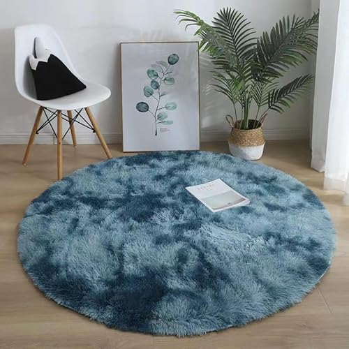 Runder Teppich Flauschige Rutschfeste Badematte Rund oder Bettvorleger Weicher Badteppich Für Wohnzimmer Badezimmer Kinderzimmer Auch Ideal Für Familien Mit Kindern Und Haustieren (Dunkelgrün1,200CM) Runder Teppich Flauschige Rutschfeste Badematte Rund oder Bettvorleger Weicher Badteppich Für Wohnzimmer Badezimmer Kinderzimmer Auch Ideal Für Familien Mit Kindern Und Haustieren (Dunkelgrün1,200CM) von Xiyocadt