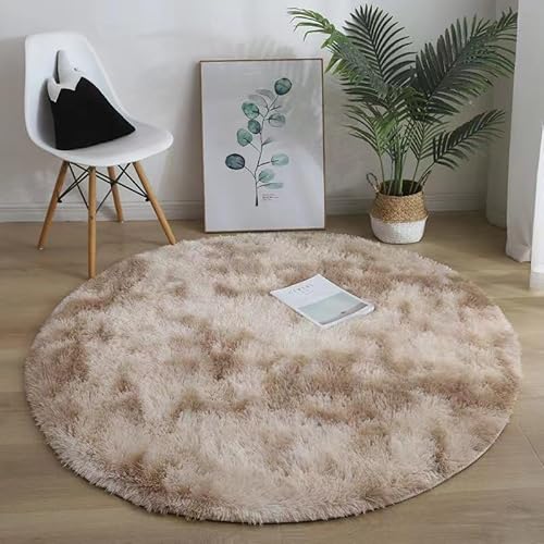 Runder Teppich Flauschige Rutschfeste Badematte Rund oder Bettvorleger Weicher Badteppich Für Wohnzimmer Badezimmer Kinderzimmer Auch Ideal Für Familien Mit Kindern Und Haustieren (Hellkamel2,200CM) Runder Teppich Flauschige Rutschfeste Badematte Rund oder Bettvorleger Weicher Badteppich Für Wohnzimmer Badezimmer Kinderzimmer Auch Ideal Für Familien Mit Kindern Und Haustieren (Hellkamel2,200CM) von Xiyocadt