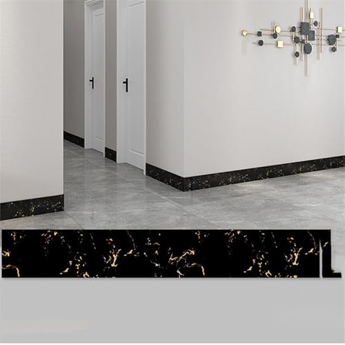 Xiyocadt 10 Stück Übergangsprofil Selbstklebend, PVC Fußböden Abdeckleiste, Übergangsleiste Boden, ohne Bohren, Abdeckleiste für Schwellen Abschlussleisten Bodenprofil (C,12×60cm) von Xiyocadt