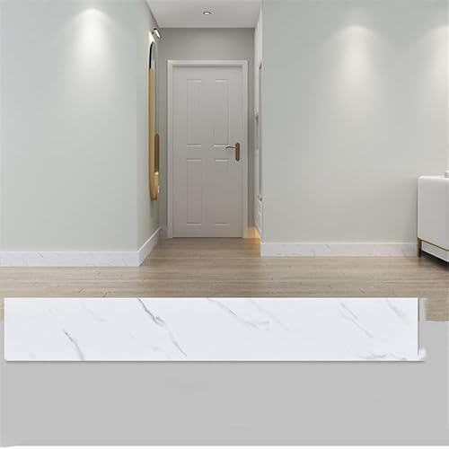 Xiyocadt 10 Stück Übergangsprofil Selbstklebend, PVC Fußböden Abdeckleiste, Übergangsleiste Boden, ohne Bohren, Abdeckleiste für Schwellen Abschlussleisten Bodenprofil (G,6×60cm) von Xiyocadt