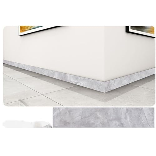 Xiyocadt 10 Stück Übergangsprofil Selbstklebend, PVC Fußböden Abdeckleiste, Übergangsleiste Boden, ohne Bohren, Abdeckleiste für Schwellen Abschlussleisten Bodenprofil (K,6×60cm) von Xiyocadt