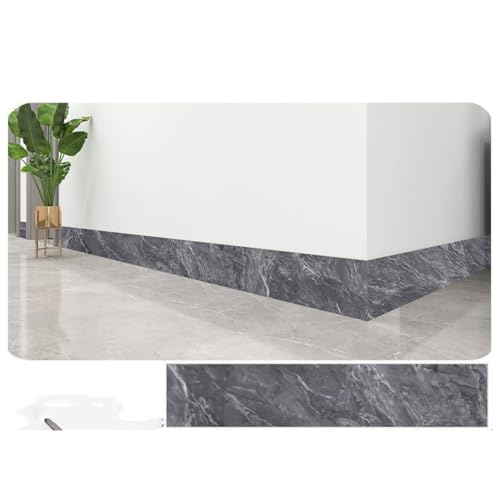 Xiyocadt 10 Stück Übergangsprofil Selbstklebend, PVC Fußböden Abdeckleiste, Übergangsleiste Boden, ohne Bohren, Abdeckleiste für Schwellen Abschlussleisten Bodenprofil (L,6×60cm) von Xiyocadt