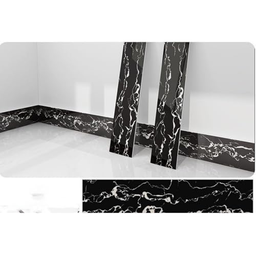 Xiyocadt 10 Stück Übergangsprofil Selbstklebend, PVC Fußböden Abdeckleiste, Übergangsleiste Boden, ohne Bohren, Abdeckleiste für Schwellen Abschlussleisten Bodenprofil (M,10×60cm) von Xiyocadt