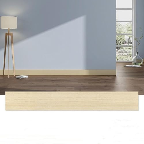 Xiyocadt 10 Stück Übergangsprofil Selbstklebend, PVC Fußböden Abdeckleiste, Übergangsleiste Boden, ohne Bohren, Abdeckleiste für Schwellen Abschlussleisten Bodenprofil (P,6×60cm) von Xiyocadt