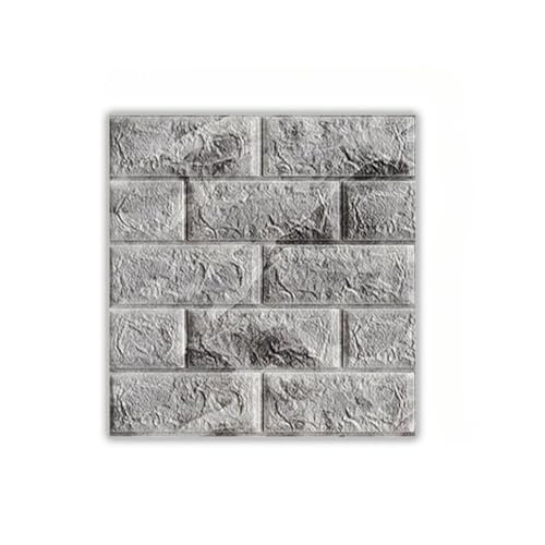 Xiyocadt 3D Tapete Wandpaneele Selbstklebend Ziegel,Steinoptik Tapete,Wasserdicht Wandaufkleber,Abnehmbarer Brick Wand Aufkleber für Küche, Schlafzimmer, Wohnzimmer (10 Stück,Marmor Schwarz-Weiß) von Xiyocadt