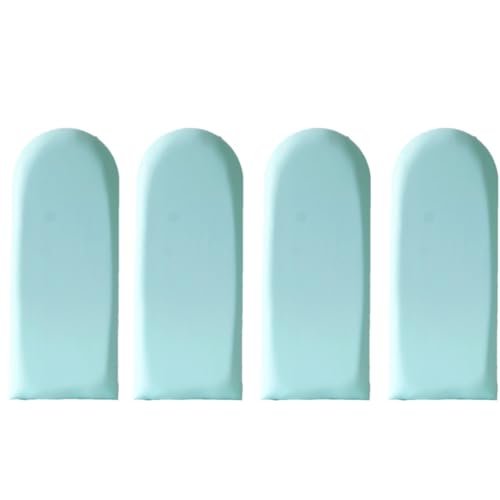 Xiyocadt 4 Stück Selbstklebend Wandpaneele Gepolstert, 3D PU Polsterpaneel Kinderzimmer Wandpolster, Dicke von 3 cm Kinder Sensorischer Wandpaneele, Wandschutz Wandkissen (hellblau,30 x 40cm) von Xiyocadt