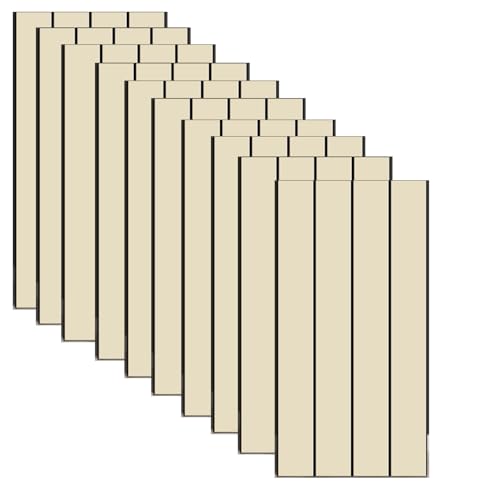 Xiyocadt Holz Optik Paneele, 10 Stück 45×90cm Selbstklebend Wandverkleidung Steinoptik, Natursteinoptik für Innenbereich, Außenbereich, Geschäftsräume, Innenwanddekoration. (G) von Xiyocadt