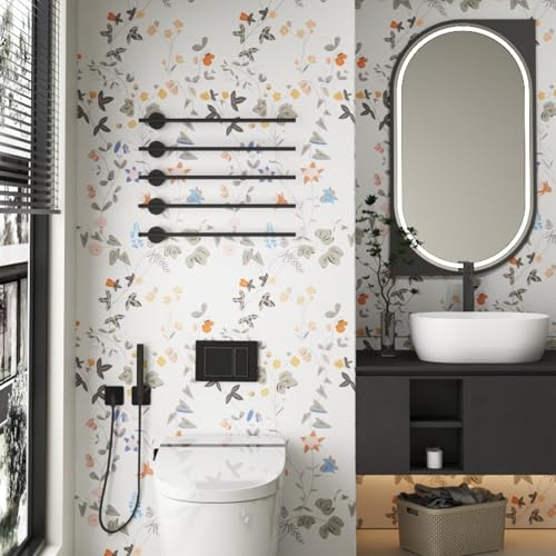 Xiyocadt Selbstklebend Tapete,Wandpapier Blume Blatt Selbstklebende Folie, Türtapete Selbstklebend, Wasserdichte Folie, Wandtapete, Möbel Folie, für Wand Wohnzimmer Schlafzimmer (60x300cm,Blumen 1) Xiyocadt Selbstklebend Tapete,Wandpapier Blume Blatt Selbstklebende Folie, Türtapete Selbstklebend, Wasserdichte Folie, Wandtapete, Möbel Folie, für Wand Wohnzimmer Schlafzimmer (60x300cm,Blumen 1) von Xiyocadt