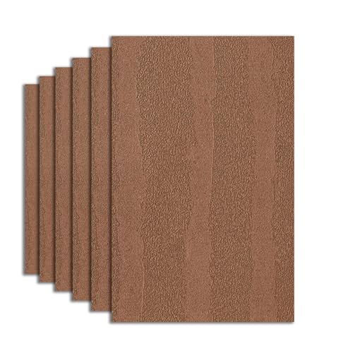 Xiyocadt Tapeten Vliestapete, Strukturtapete, Selbstklebende Tapete, Self Adhesive Wallpaper, Stampflehmwand Tapete für Wohnzimmer, Küche & Büro (30 x 60 cm x 5 Stück,C) von Xiyocadt