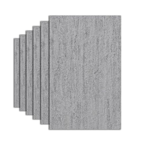 Xiyocadt Tapeten Vliestapete, Strukturtapete, Selbstklebende Tapete, Self Adhesive Wallpaper, Travertin Tapete für Wohnzimmer, Küche & Büro (30 x 60 cm x 10 Stück,C) von Xiyocadt