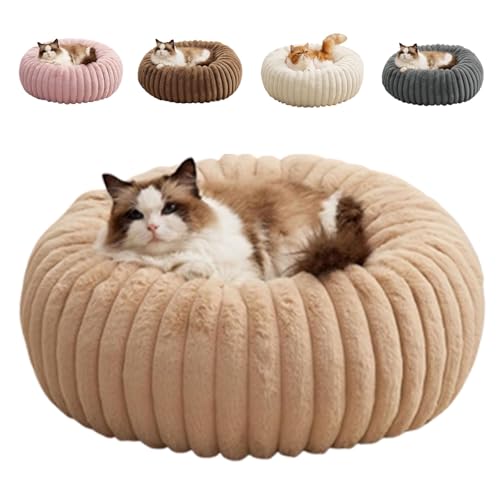 Xiyocadt Waschbare Kuschelige Runde Katzen Lounge, Hund Donut Bett, Plüsch Haustier Kissin rutschfeste Möbel für Wohnung Reise Ecke Zuhause Schlafzimmer Büro Innenbereich Boden Balkon (Khaki,100cm) Xiyocadt Waschbare Kuschelige Runde Katzen Lounge, Hund Donut Bett, Plüsch Haustier Kissin rutschfeste Möbel für Wohnung Reise Ecke Zuhause Schlafzimmer Büro Innenbereich Boden Balkon (Khaki,100cm) von Xiyocadt