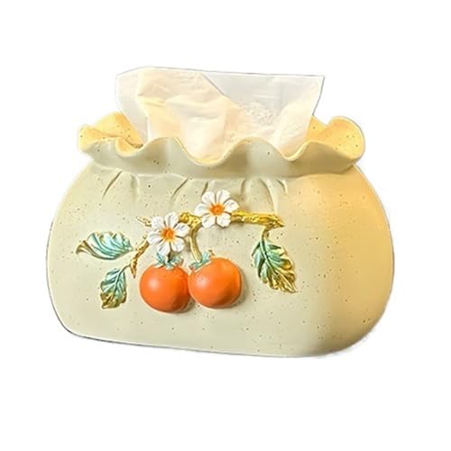 Chinesischer Taschentuchbox-Abdeckung aus Kunstharz, handgefertigt, Seidenpapier-Box-Abdeckung for Badezimmer, Schlafzimmer, Kommode, Wohnzimmer, Büro, Wohnheim Serviettenhalter von Xj2qFb5