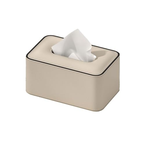 Couchtisch Schubladenbox Home Wohnzimmer Erstellen Sie Desktop-Tissue-Box Kreative gehobene Serviettenbox Serviettenhalter(Beige) von Xj2qFb5