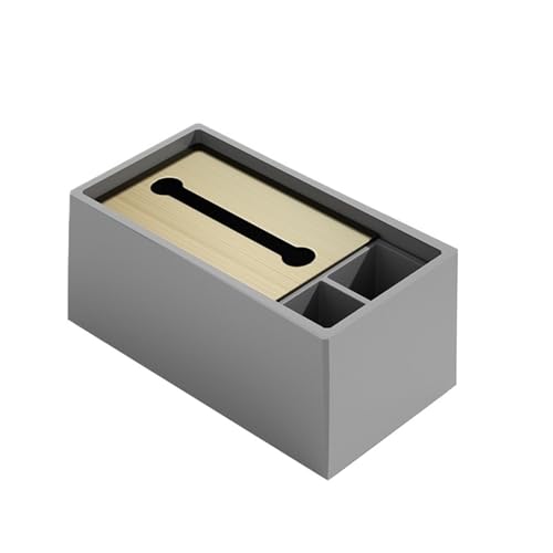 Desktop Multifunktionale Papier Box Wohnzimmer Couchtisch Fernbedienung Tissue Lagerung Serviettenhalter(Dark Gray) von Xj2qFb5