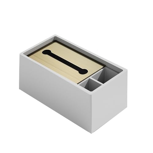 Desktop Multifunktionale Papier Box Wohnzimmer Couchtisch Fernbedienung Tissue Lagerung Serviettenhalter(Grigio) von Xj2qFb5