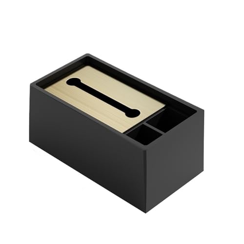 Desktop Multifunktionale Papier Box Wohnzimmer Couchtisch Fernbedienung Tissue Lagerung Serviettenhalter(Schwarz) von Xj2qFb5