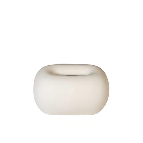 Einfache Keramik Tissue Box Desktop Ornamente Wohnzimmer Esstisch Serviette Gesichts Spender Serviettenhalter(Weiß) von Xj2qFb5
