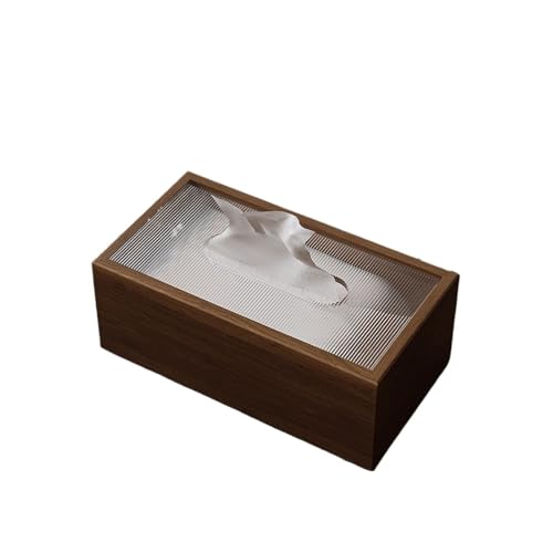 Holz Rechteckige Serviette Gesichts Spender Home Office Auto Tissue Box Abdeckung Dekorative Container Serviettenhalter von Xj2qFb5