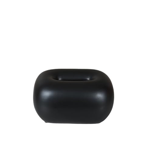 Kreative Keramik Tissue Box Hause Wohnzimmer Schlafzimmer Desktop Serviette Gesichts Spender Dekoration Serviettenhalter(Schwarz) von Xj2qFb5