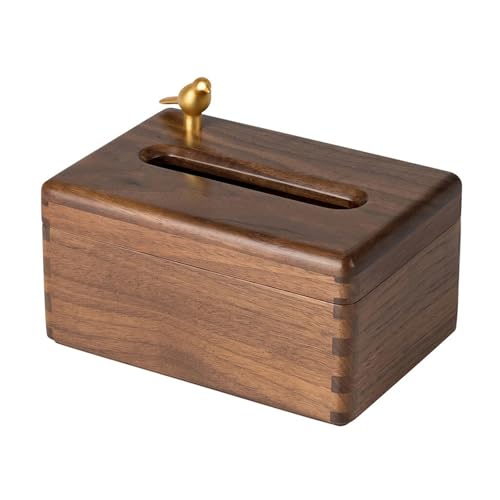 Kreative Walnussholz-Taschentuchbox-Abdeckung for Zuhause, Wohnzimmer, Schreibtisch, Serviettenspender for das Gesicht* Serviettenhalter Kreative Walnussholz-Taschentuchbox-Abdeckung for Zuhause, Wohnzimmer, Schreibtisch, Serviettenspender for das Gesicht* Serviettenhalter von Xj2qFb5