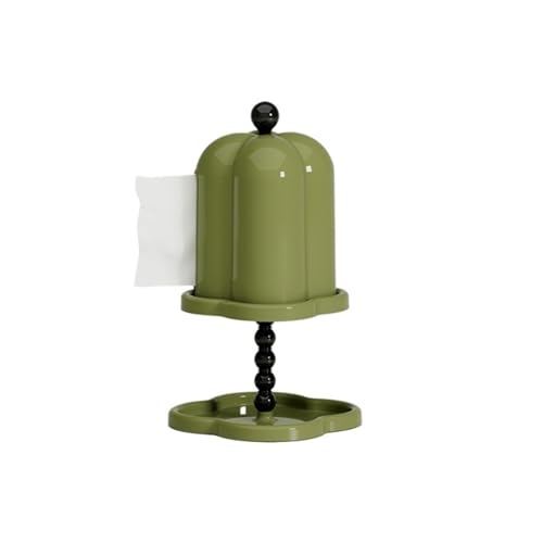 Retro-Kunststoff-Taschentuchbox, for Zuhause, Wohnzimmer, Couchtisch, Desktop-Taschentuchbox Serviettenhalter(Green) von Xj2qFb5