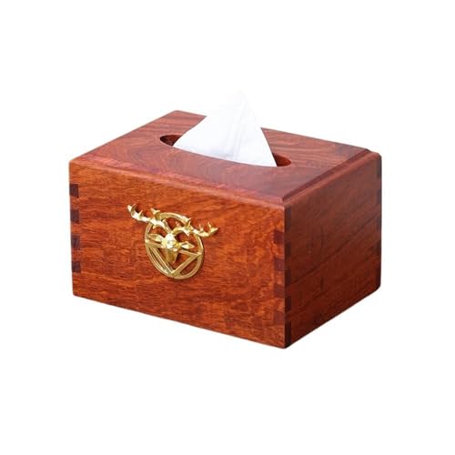 Taschentuchbox-Halter, Serviettenhalter, chinesische Kosmetiktücherbox, Taschentuchspender for das Home Office, for die Kommode, Badezimmerdekor Serviettenhalter von Xj2qFb5