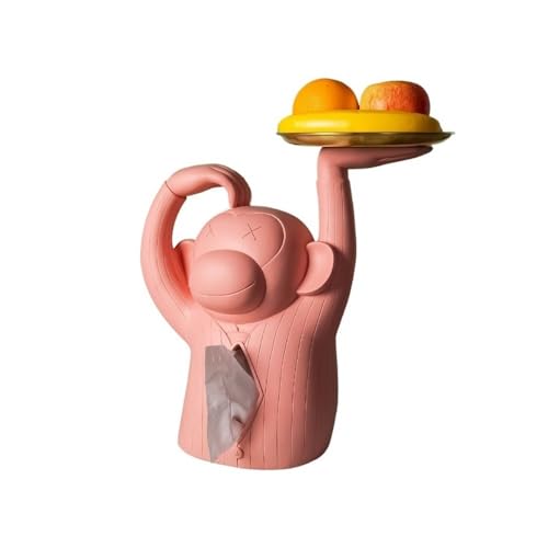 Taschentuchbox-Halter, multifunktionaler Aufbewahrungsregal for Zuhause, Wohnzimmer, Couchtisch, perfekt for Schreibtische, Arbeitsplatten, Schminktische Serviettenhalter(Pink) von Xj2qFb5